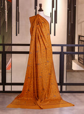 Royal Fashion Embroidered Woolen Shawls - RF25SH 5425S01 Yellow